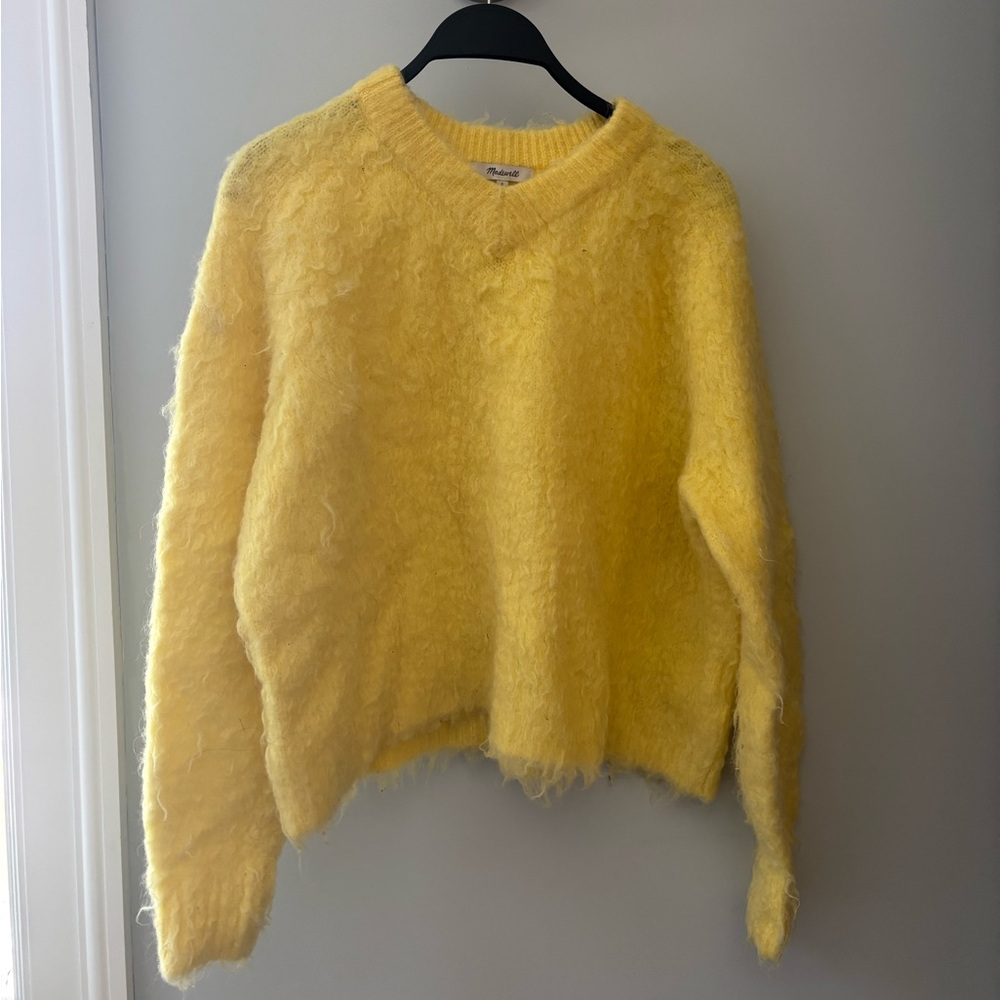 Madewell yellow sweater